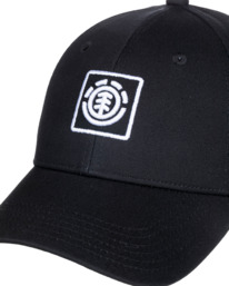 3 Treelogo - Snapback Cap for Men Black F5CTC2ELF2 Element