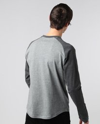 3 Vertical Raglan Qtr - maglietta da Uomo  H1LSA3ELP8 Element
