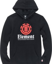 0 Vertical - Pull à capuche pour Homme Noir L1HOB4ELF8 Element