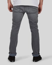 1 E01 - Pantalones vaqueros de corte ajustado para Hombre Negro L1PNA1ELF8 Element