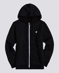 0 Bolton - Sweat à capuche zippé pour Homme Noir L1WAA3ELF8 Element