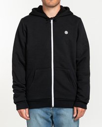 1 Bolton - Sweat à capuche zippé pour Homme Noir L1WAA3ELF8 Element