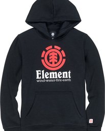0 Vertical Boy - Hoodie Black L2HOA2ELF8 Element