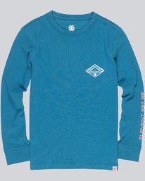 0 Layer Ls Boy - Tee Shirt for Boys Blue L2LSA5ELF8 Element