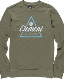 3 Tre Crew - sudadera para Hombre Verde N1CRA8ELP9 Element