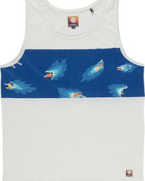 3 Hoffman Panel Tank - Knit for Men White N1KTA7ELP9 Element