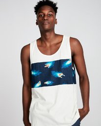 1 Hoffman Panel Tank - Knit for Men White N1KTA7ELP9 Element