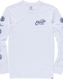 3 Valley Ls - Tee Shirt for Men White N1LSA3ELP9 Element
