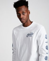 1 Valley Ls - Tee Shirt for Men White N1LSA3ELP9 Element