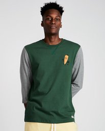 0 Yawyd Healthy 3/4 Te - T-Shirt pour Homme Vert N1LSA6ELP9 Element