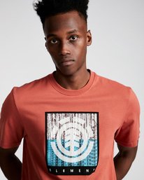 1 Density Ss - Tee Shirt for Men Red N1SSA8ELP9 Element
