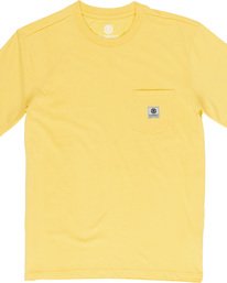 element, Basic Pocket Label - T-Shirt, ASPEN GOLD (3019) 0 Basic Pocket Label - T-Shirt Gelb N1SSG3ELP9 Element