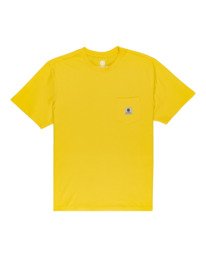 0 Basic Pocket Label - Maglietta a maniche corte Blue N1SSG3ELP9 Element