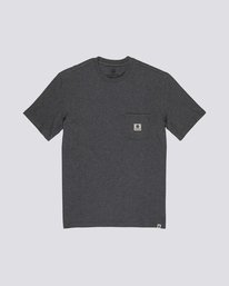 0 Basic Pocket Label - T-Shirt manches courtes Noir N1SSG3ELP9 Element