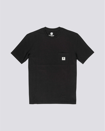 0 Basic Pocket Label - Camiseta de manga corta Negro N1SSG3ELP9 Element