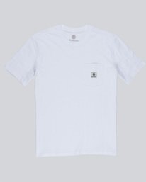 0 Basic Pocket Label - T-Shirt manches courtes Blanc N1SSG3ELP9 Element