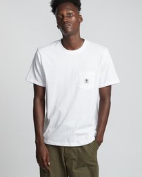 1 Basic Pocket Label - T-Shirt manches courtes Blanc N1SSG3ELP9 Element