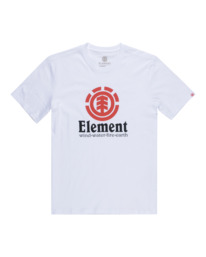 0 Vertical - Camiseta de manga corta para Hombre Blanco N1SSG4ELP9 Element