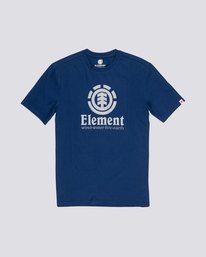 element, Vertical - T-Shirt manches courtes pour Homme, BLUE DEPTHS (2496) 0 Vertical - T-Shirt manches courtes pour Homme Bleu N1SSG4ELP9 Element