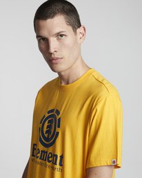 3 Vertical - Maglietta a maniche corte da Uomo Yellow N1SSG4ELP9 Element