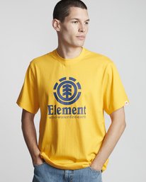 1 Vertical - Maglietta a maniche corte da Uomo Yellow N1SSG4ELP9 Element