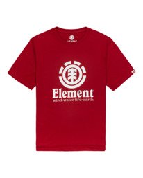 0 Vertical - Camiseta de manga corta para Niño Rojo N2SSC8ELP9 Element