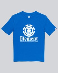 0 Vertical - Short Sleeve T-Shirt for Boys Blue N2SSC8ELP9 Element
