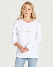 0 Line Logo Ls - Tee Shirt for Women  N3LSA1ELP9 Element