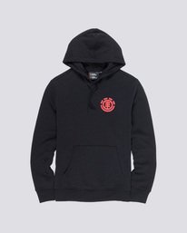 0 Unison - Felpa con cappuccio da Uomo Black Q1HOB7ELF9 Element