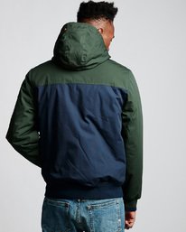 3 Dulcey 2 Tones - Giacca con cappuccio. da Uomo Green Q1JKB3ELF9 Element