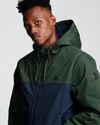 1 Dulcey 2 Tones - Giacca con cappuccio. da Uomo Green Q1JKB3ELF9 Element
