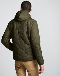 3 Albee - Hooded Jacket Green Q1JKC9ELF9 Element