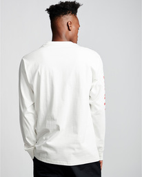 2 Primo - T-Shirt à manches longues pour Homme Blanc Q1LSA1ELF9 Element