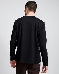 3 Vertical - Maglietta a Maniche Lunghe da Uomo Black Q1LSA3ELF9 Element