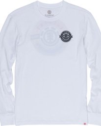3 Medallian - Long Sleeve T-Shirt White Q1LSA5ELF9 Element