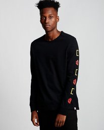 0 Serpent - Camiseta de manga larga para Hombre  Q1LSB7ELF9 Element