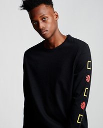 1 Serpent - Camiseta de manga larga para Hombre  Q1LSB7ELF9 Element
