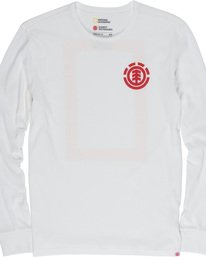 3 Unison - Long Sleeve T-Shirt White Q1LSB8ELF9 Element