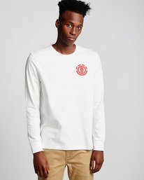 0 Unison - Long Sleeve T-Shirt White Q1LSB8ELF9 Element