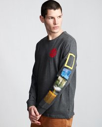 0 Stockade - Camiseta de manga larga para Hombre  Q1LSB9ELF9 Element