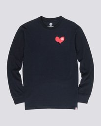 0 Barley - Long Sleeve T-Shirt Black Q1LSC6ELF9 Element