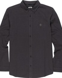 3 Icon Crisp - Long Sleeve Shirt  Q1SHA1ELF9 Element