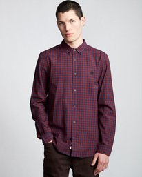 0 Icon Gingham - Long Sleeve Shirt  Q1SHA2ELF9 Element