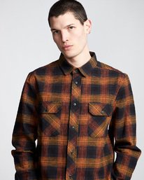 1 Wentworth Shadow - Camicia a Maniche Lunghe da Uomo  Q1SHA7ELF9 Element