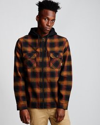 0 Wentworth Shadow - Hooded Long Sleeve Shirt  Q1SHA8ELF9 Element