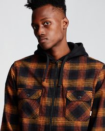 1 Wentworth Shadow - Hooded Long Sleeve Shirt  Q1SHA8ELF9 Element
