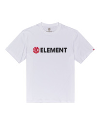 0 Blazin - Short Sleeve T-Shirt for Men White Q1SSA6ELF9 Element