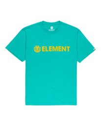 0 Blazin - Short Sleeve T-Shirt for Men Green Q1SSA6ELF9 Element