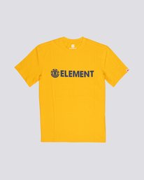 0 Blazin - Short Sleeve T-Shirt for Men Yellow Q1SSA6ELF9 Element
