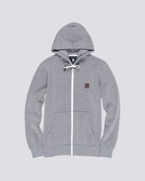 0 Heavy - Zip-Up Hoodie Gray Q1ZHA1ELF9 Element